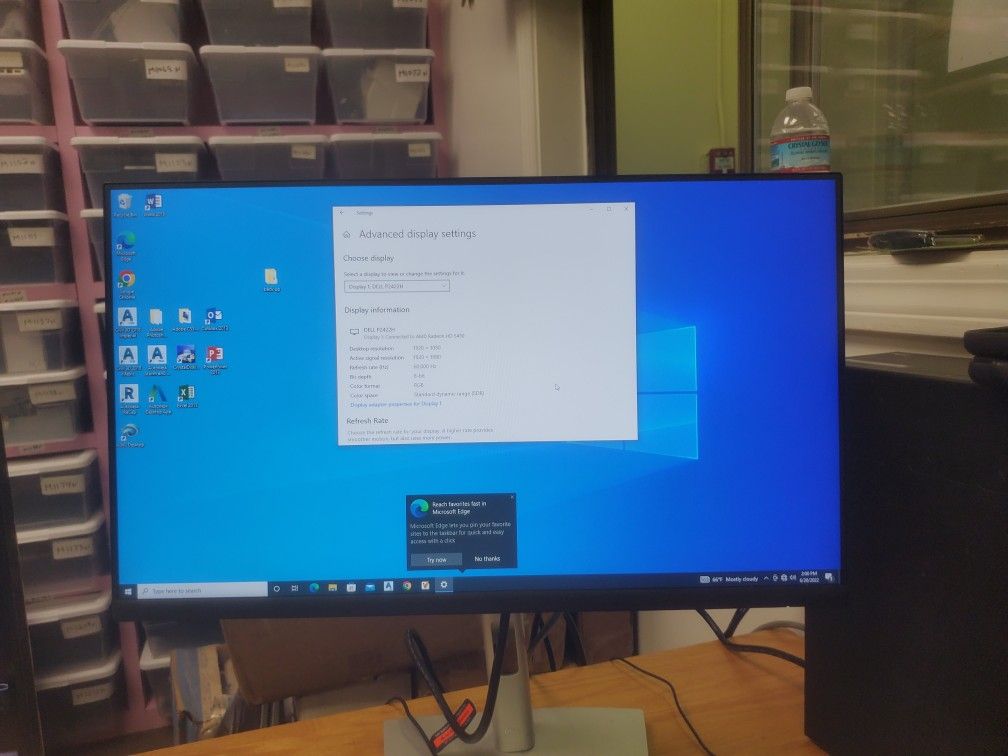 DELL 24" MONITOR P2422H LIKE NEW FOR GAMING (INV. D1013N)
