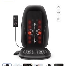 Comfier Shiatsu Seat Cushion Massager with Soothing Heat and Vibration