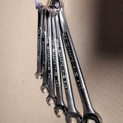 Craftsman USA 5pc SAE 12pt Combination SPEED WRENCH Set  -- 5/16" to 5/8" --$20.00