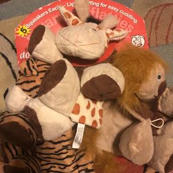 Dog Play - Savannah Flatties 3 pk Dog Toy