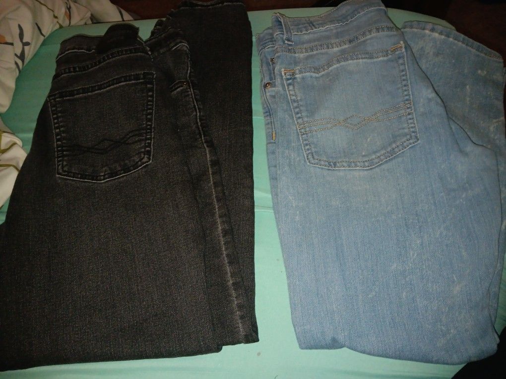 Boys Size 16, Denizen From Levi's Jeans , Two Pair 