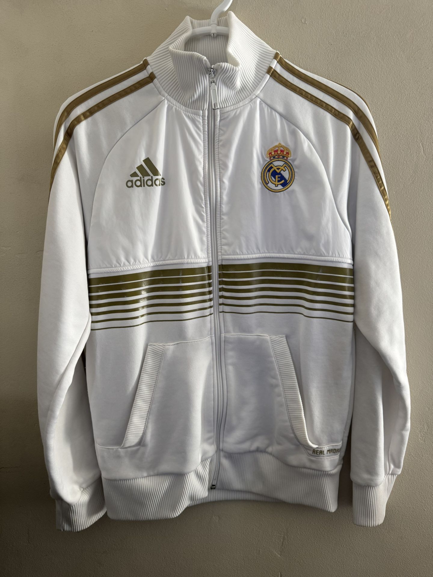 Real Madrid Adidas Anthem Sweatshirt/Jacket Size Small