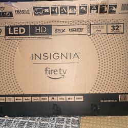New In Box Insignia Fire Tv 32”