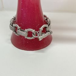 Vintage Judith Ripka Sterling Silver  Bracelet