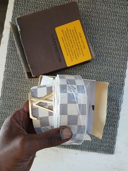 Louis Vuitton White & Grey Damier Azur