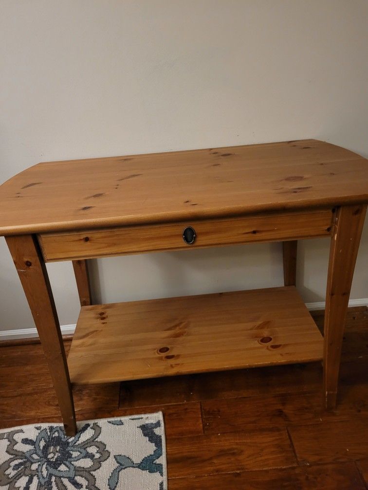 Ikea Computer Desk with Drawer and Shelf