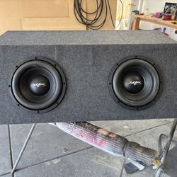 Sub And Amp With Box