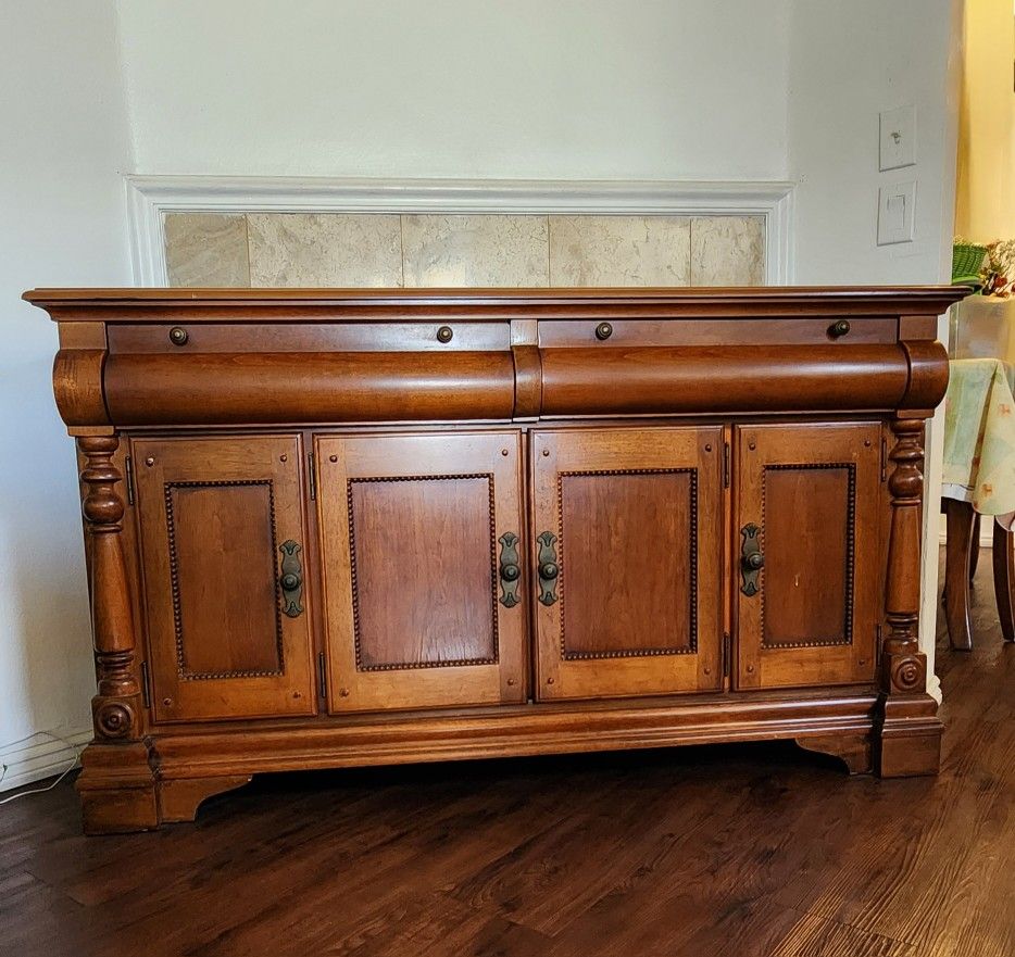 Antique  Walnut Buffet in great condition  33½ X Height  58½ Width  X  16½ Depth