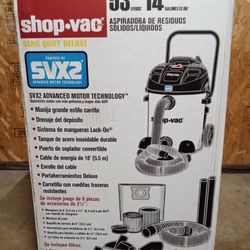 14 Gallon Stainless Shop Vac Commercial  Brand New in The Box