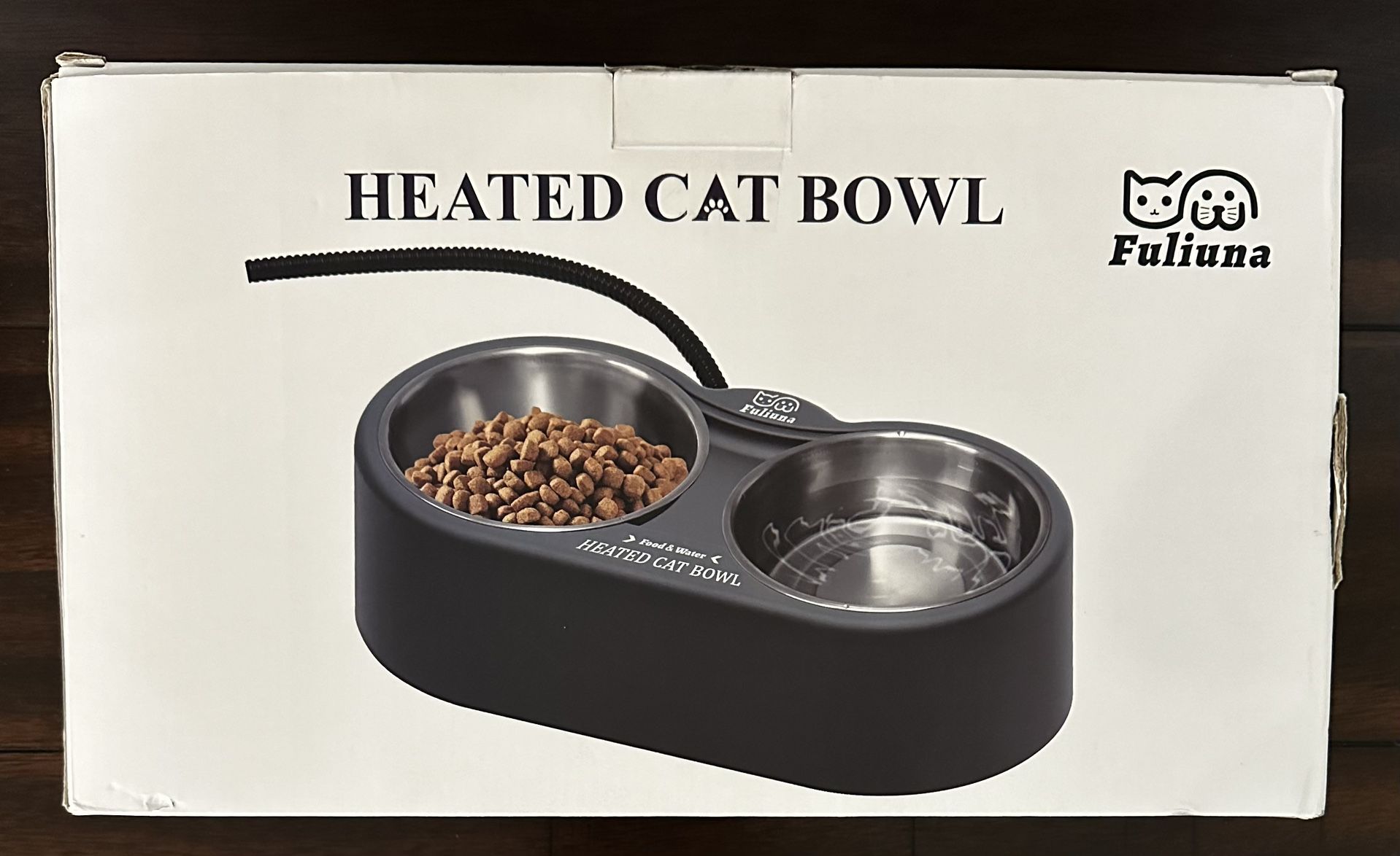 Outdoor Heated Pet Bowl Large