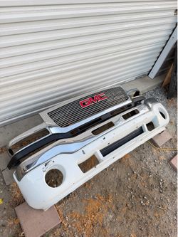 03-06 Sierra Front Bumper and HD Grill