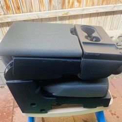 Cloth 2023-2024 Ford F-250 F-350 Superduty Center Console Medium slate Cloth Jumpseat