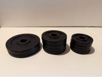 Cast iron 25lbs weights set