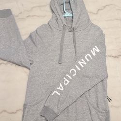 Municipal Gameday Hoodie - Grey, Mens Small, Excellent Condition