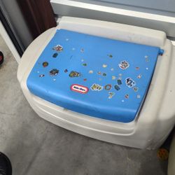 Little Tikes Toy Box And A Extra Paw Patrol Fabric Toy Box Included 