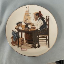 Norman Rockwell plates 6”