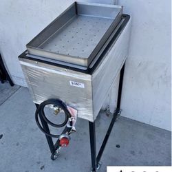 carrito para tacos al vapor 12x24 charola de acero inoxidable con patas desmontables