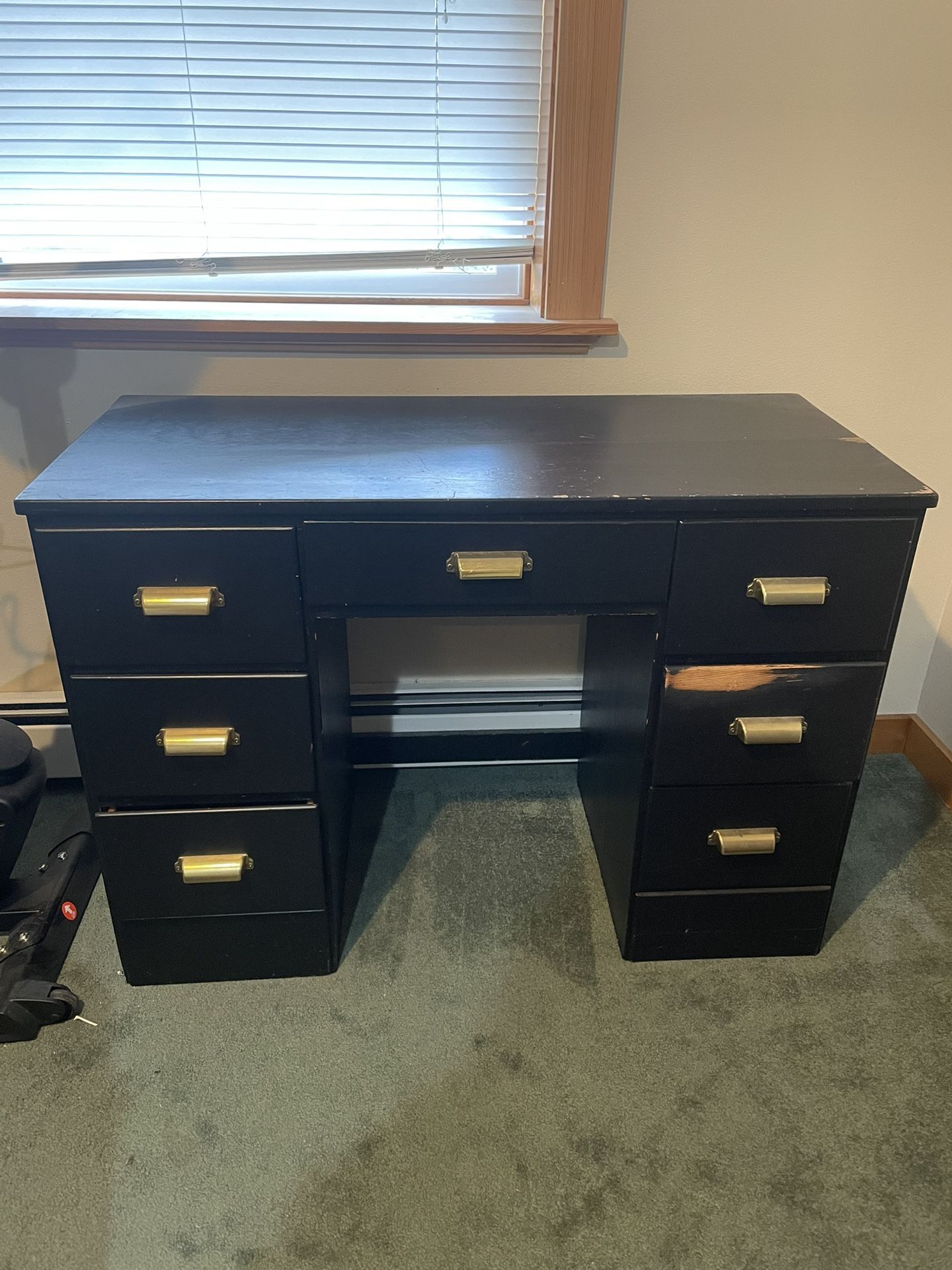Retro Wooden Writing Desk