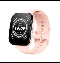 Brand New Amazfit Bip 5 Smartwatch (Pink) - Sealed