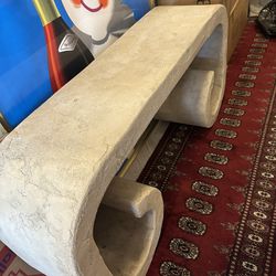 Designer Entry Table Or Sofa Table Concrete& Plaster Mix 