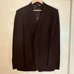 Zara Man Black Suit Blazer, Size 46R