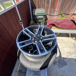 22” OEM Chevy Rim– 6x139.7 – Interchange #5664