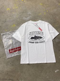 Supreme x Corteiz Rules The World White Tee