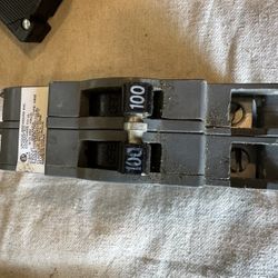 Used Unique Breaker Inc UBIZ2100 Two Pole 100 amp 240 volt Breaker 