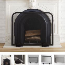 West Elm Art Deco Fireplace Screen Brand New With Box