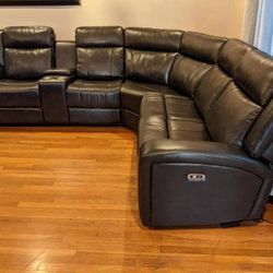 New Gray Power Recliner Sectional Couch / Free Delivery 