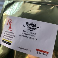 Rolling Loud GA Ticket ( I Have 2)