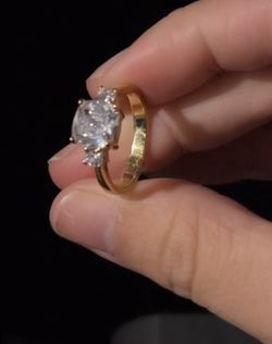 14K Gold vermeil Sterling Silver Ring