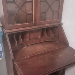 Antique Jasper Secretary Desk 