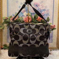 Coach Logo Crossbody Bag  Authentic