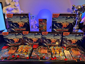 Pokemon TCG ETB, Booster Bundle, Blister and sleeve