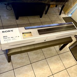 Sony HT-A5000 Dolby Atmos Soundbar System – 5.1.2ch | Built-In Subwoofers | Wi-Fi, Bluetooth, 8K HDMI eARC