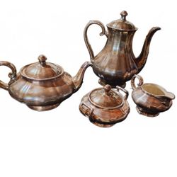 Silver Plated Ceramic Coffee Server