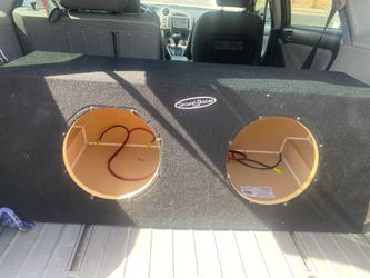 Dual sealed box 2 10s sub subwoofers bajos challenger