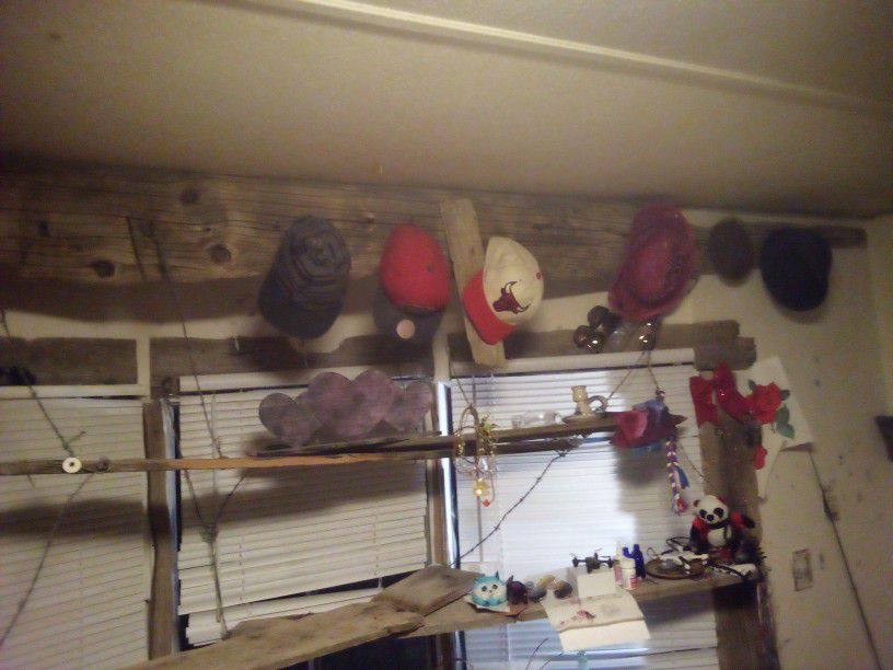 Hat Or Coat 200year Old Barn Wood