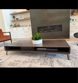 Roche Bobois oak coffe table