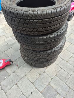 4 Cooper 215/70R16 tires