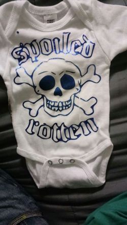 spoiled rotton onesie