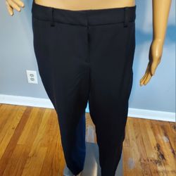 Talbots Windsor Curvy Dress Pants SZ 6 Dark Blue