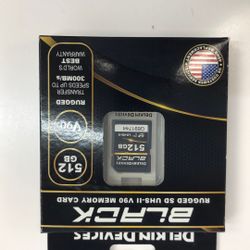 Delkin Devices Black SD  V90 512GB Brand New 