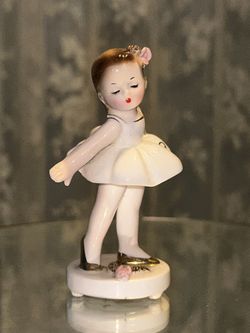 Josef Orginals White Ballerina Porcelain Figurine 