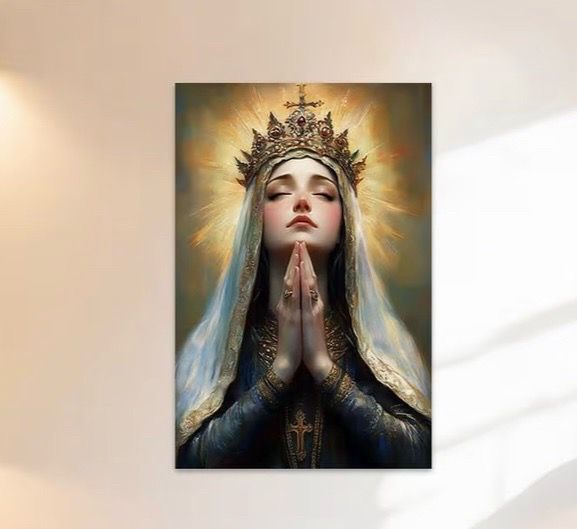 Virgin Mary Wall Art Canvas 💫Like New💫