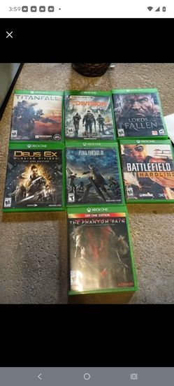Xbox One 7 Game Bundle: Titanfall, The Division, Lords of the Fallen, Deus Ex, Final Fantasy XV, Bat