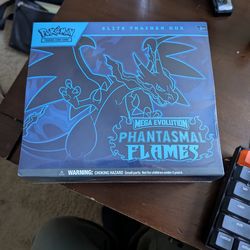 SEALED Pokemon Mega Evolution Phantasmal Flames Elite Trainer Box