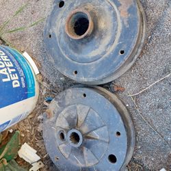 Front And Rear Vw Drums. Both Original German
