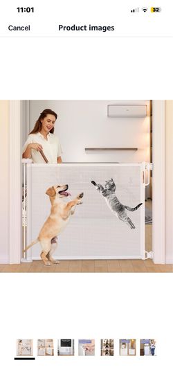 *NEW* XL BABY/ PET GATE- Retractable  up to 71”